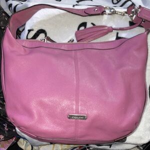 Coach Avery Pebbled Leather Hobo Leather Shoulder Bag 12”L x 10”H